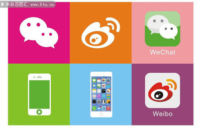 常用手機社交軟件圖標(biāo)及其設(shè)計特色